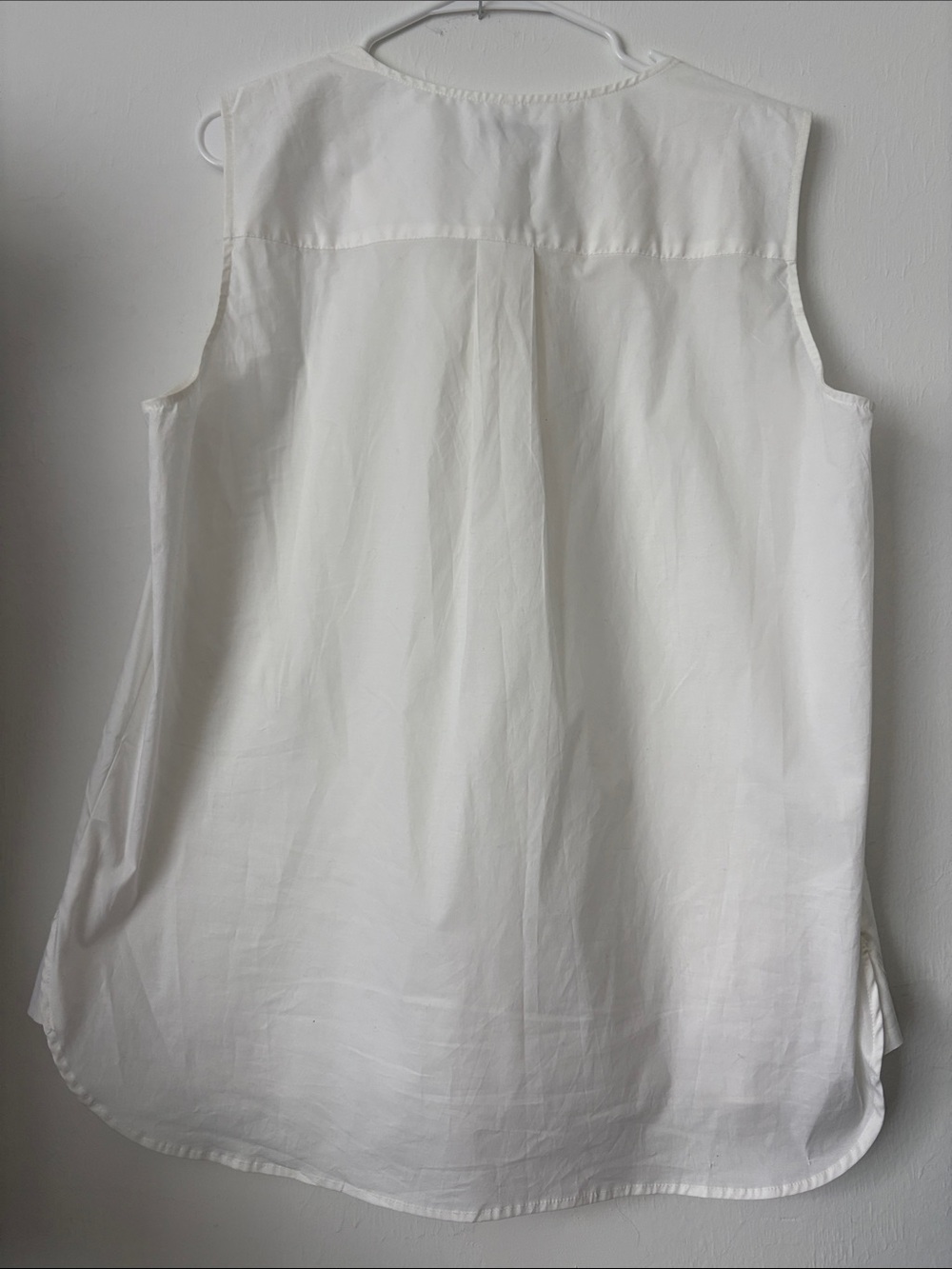 Liz Claiborne White Sleeveless Tie-Neck Blouse Size XL - Picture 10 of 10